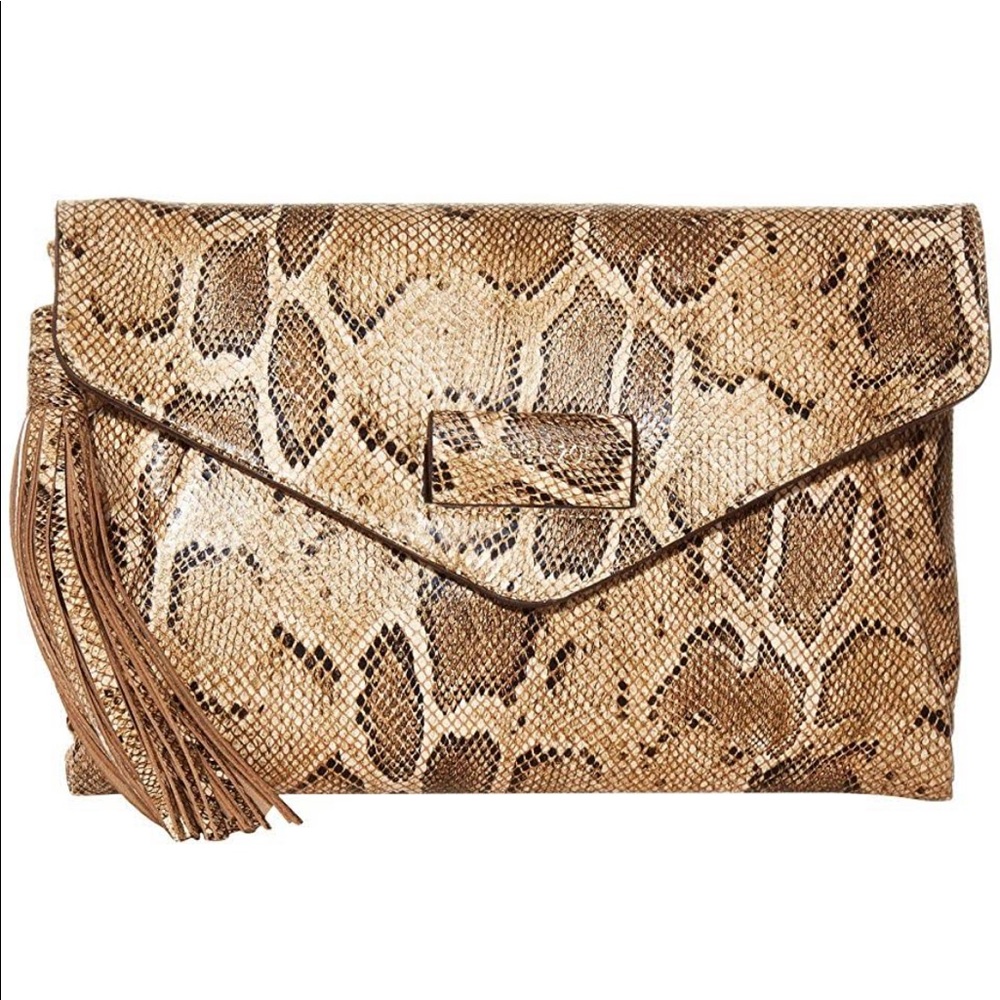 Rachel Zoe Snakeskin Clutch